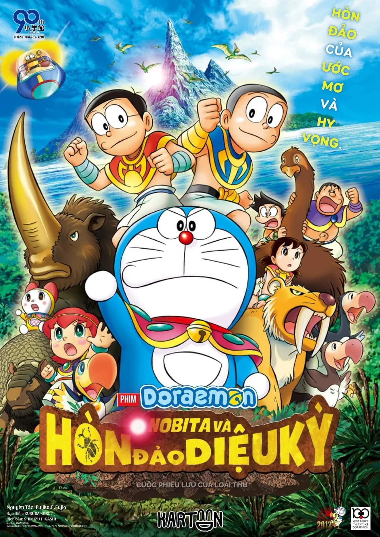 Phim Doraemon: Nobita và Hòn Đảo Diệu Kì – Cuộc Phiêu Lưu Của Loài Thú
