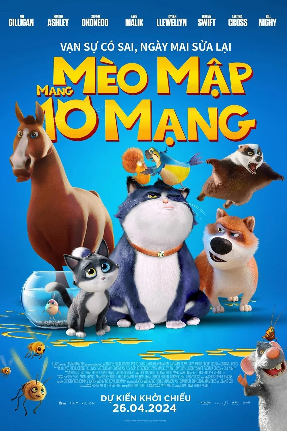 Phim Mèo Mập Mang 10 Mạng